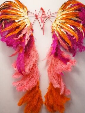 Victoria Secret Fashion Show Angel Wings (Showgirl Costume Feather Wings)